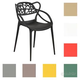 Sedia INFINITY TIMBER Impilabile Interno Esterno