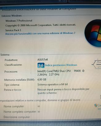 pc portatile asus