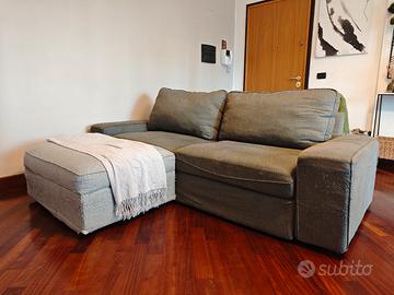 kivik 3 posti+pouf poggia piedi