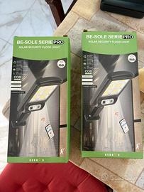 Faretto led  solare  led cob  da esterno be-sole