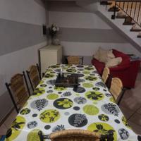 sei sedie in ferro battuto e paglia 