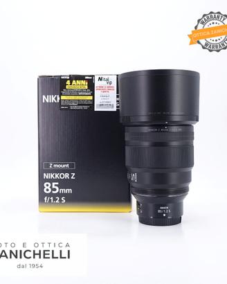 Nikon Z 85 f/1.2 S Usato Nital (G426)