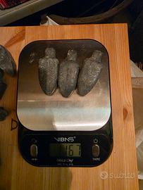 13 antichi piombi da pesca-Marineria d'epoca  3 kg