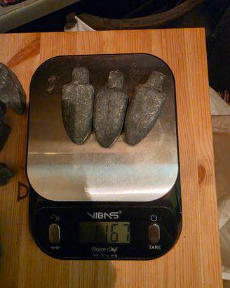 13 antichi piombi da pesca-Marineria d'epoca  3 kg