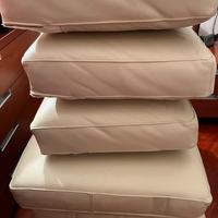 Imbottiture pelle beige- divano o poltrona