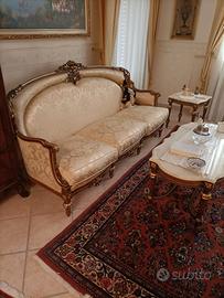 Salotto completo classico come nuovo