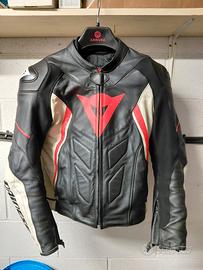 Giacca Moto Dainese Avro D1 in pelle TG. 52