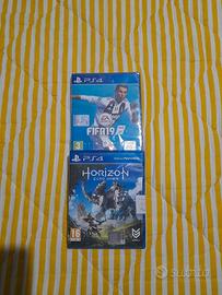 PS4 - FIFA 19 e HORIZON ZERO DAWN - nuovi