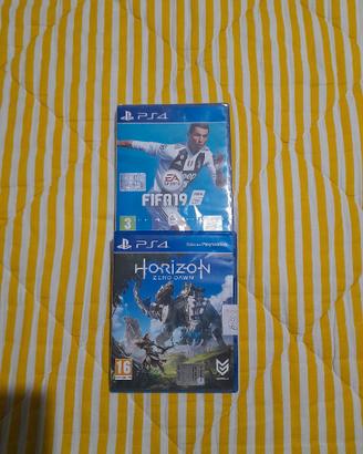 PS4 - FIFA 19 e HORIZON ZERO DAWN - nuovi
