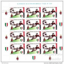 2004 Foglio intero MILAN SCUDETTO 2003/2004