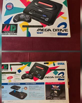 console Sega Mega Drive 2 NUOVO vintage