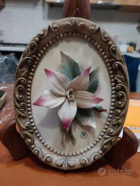 bella cornice decorativa Capodimonte anni 50