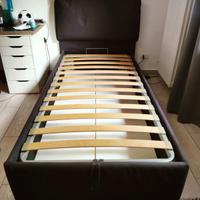 Letto singolo con contenitore 