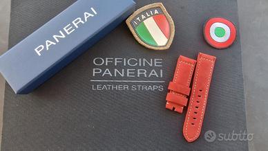 cinturino per orologio Officine Panerai rosso 24
