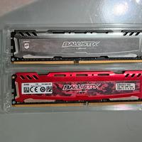 Due banchi memoria da 8 GB ddr4 2400 mhz
