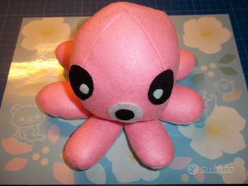 Peluche Polpo rosa in pannolenci.