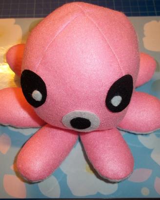 Peluche Polpo rosa in pannolenci.