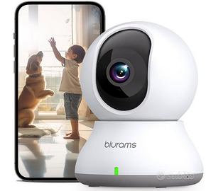 blurams Telecamera Wi-Fi Interno,2K Videocamera So