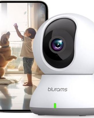 blurams Telecamera Wi-Fi Interno,2K Videocamera So