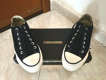 Scarpe Converse All Stars nere tg38