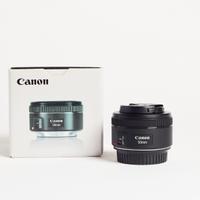 Canon EF 50 F1.8 STM, pari al nuovo.