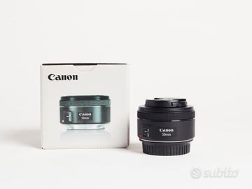 Canon EF 50 F1.8 STM, pari al nuovo.