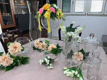 Vasi x tavolo confettata