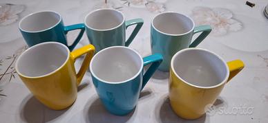 Set tazze colorate