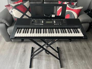 Tastiera Yamaha PSR E343+Supporto Audibax Onyx 130