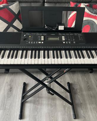 Tastiera Yamaha PSR E343+Supporto Audibax Onyx 130