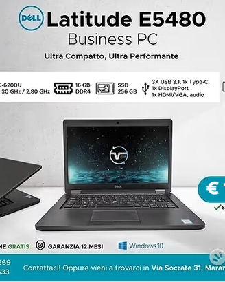 Notebook DELL i5 6th gen QUADCORE 16Gb 256Gb SSD
