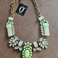 Collana Anna BIBLO' con pietre verdi