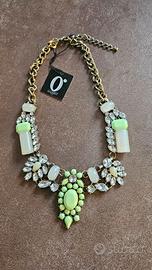 Collana Anna BIBLO' con pietre verdi