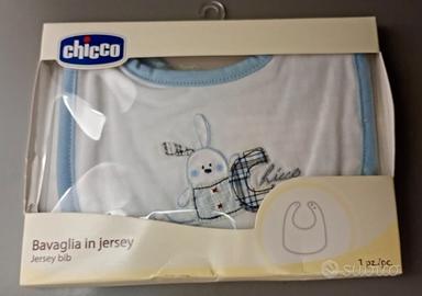 Bavaglino Chicco in Jersey con Orsetto