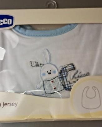 Bavaglino Chicco in Jersey con Orsetto