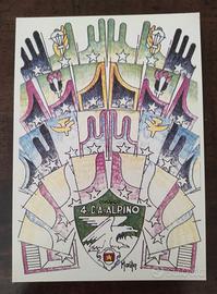 4° Corpo d'Armata Alpino, cartolina anni 90