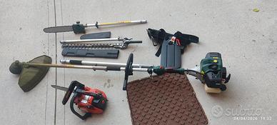 decespugliatore multiuso e motosega