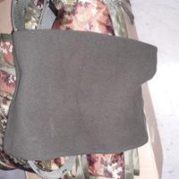 Collare in pile verde militare