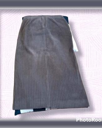 Gonna marrone a coste Gianfranco Ferrè