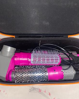 asciuga capelli con 5 accessori e cofanetto