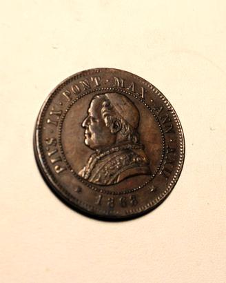 Vaticano. Pio IX (1846-1870). 4 Soldi 1868
