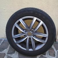 Gomme invernali con cerchi in lega Volkswagen