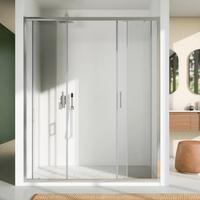 Box doccia vetro scorrevole  146/152 altezza 190