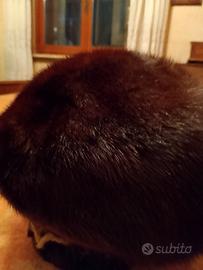 cappello in pelliccia di vero visone