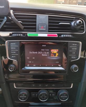 Stereo 2 din originale golf 7