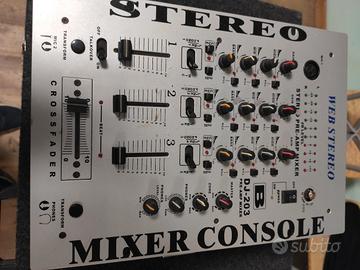 mixer da Dj web stereo