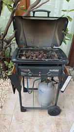 Barbecue a gas con copertura