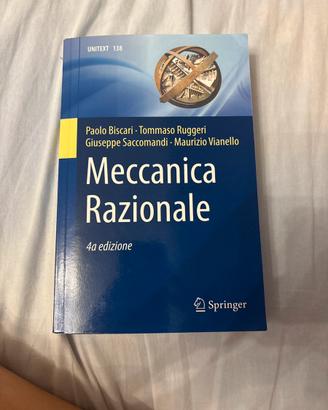 Libro meccanica razionale ingneria BO
