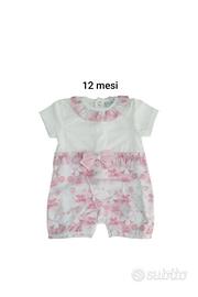 pagliaccetto in bielastico neonata pastello 