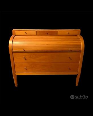 Secretaire a cilindro (scrivania) in Ciliegio